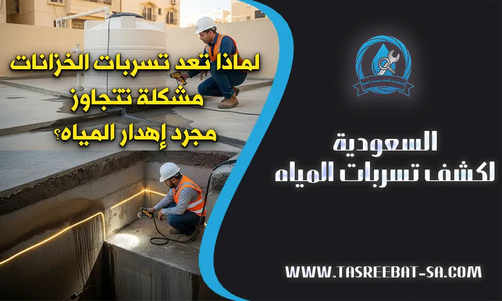 كشف تسربات الخزانات بمكة