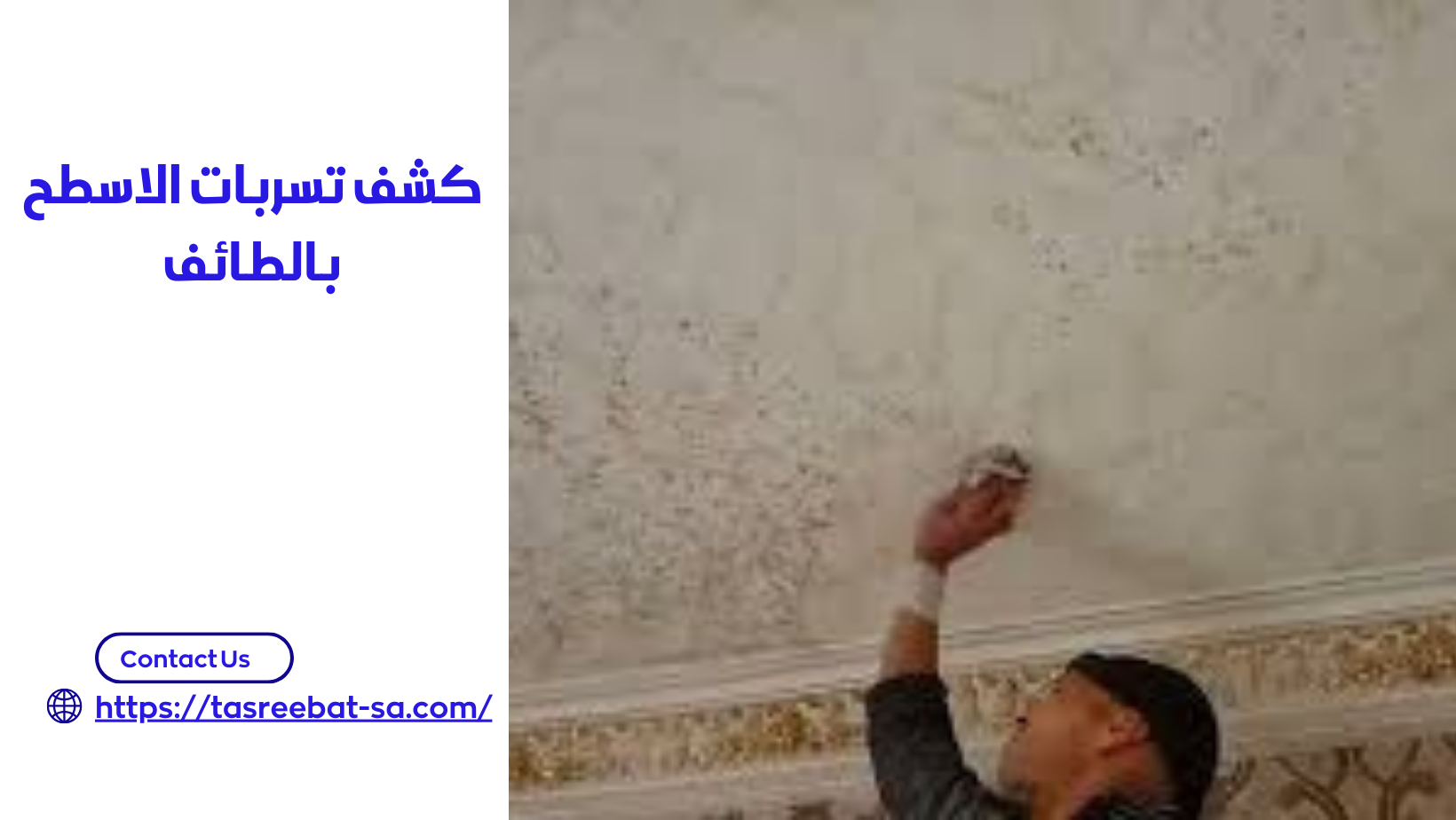 كشف تسربات الاسطح بالطائف