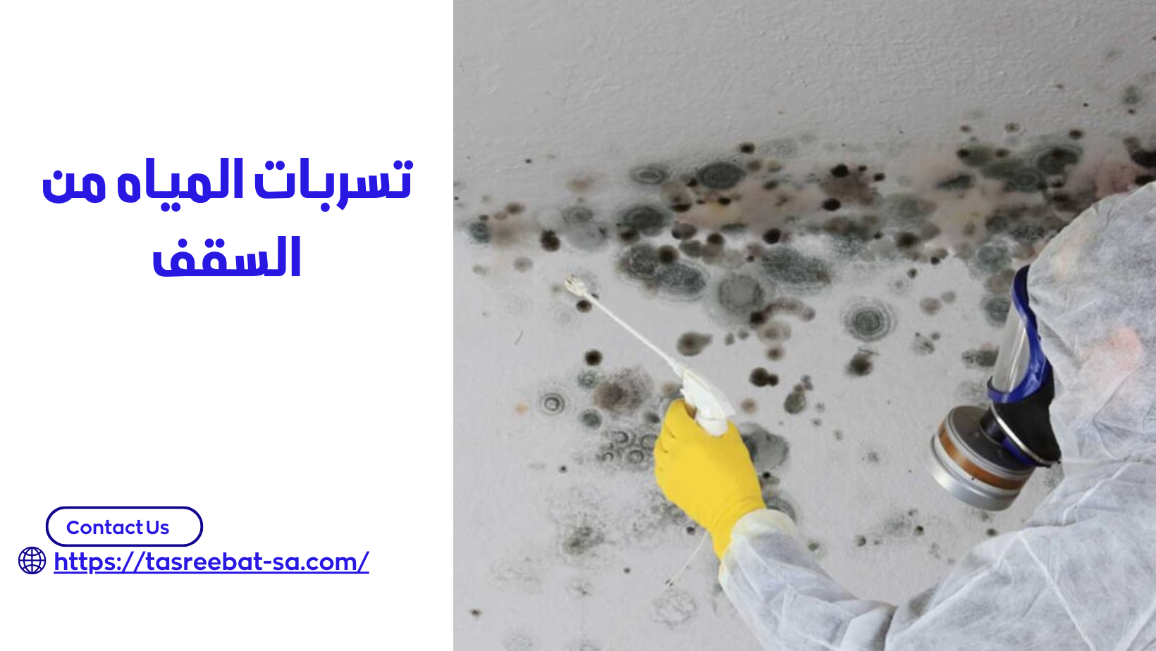 تسربات المياه من السقف 