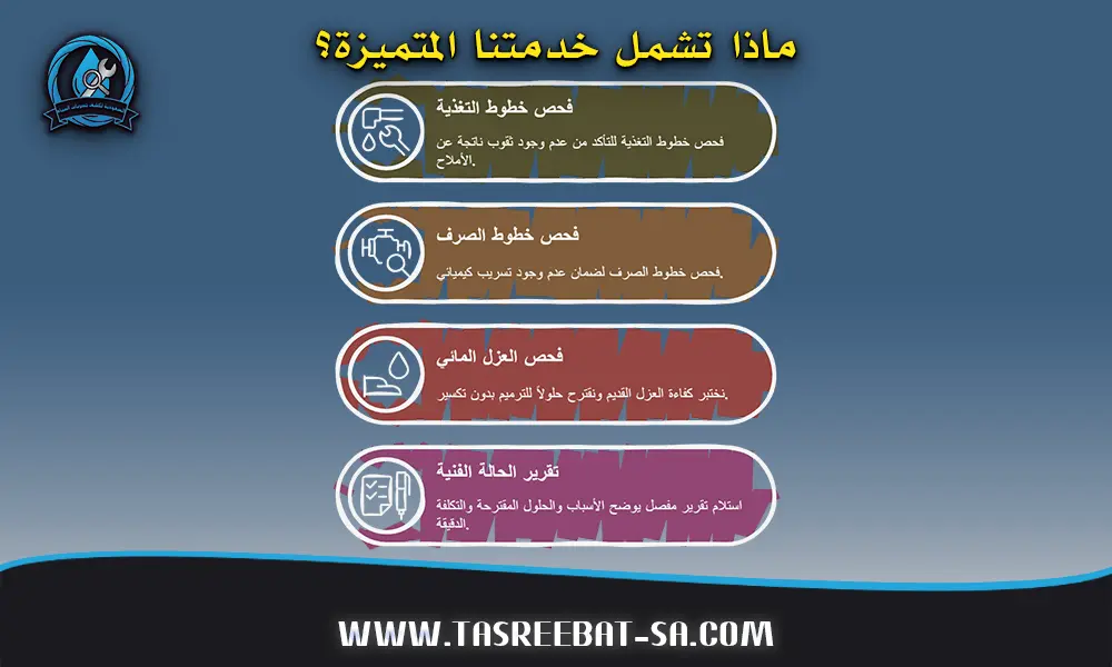 كشف تسربات الحمامات