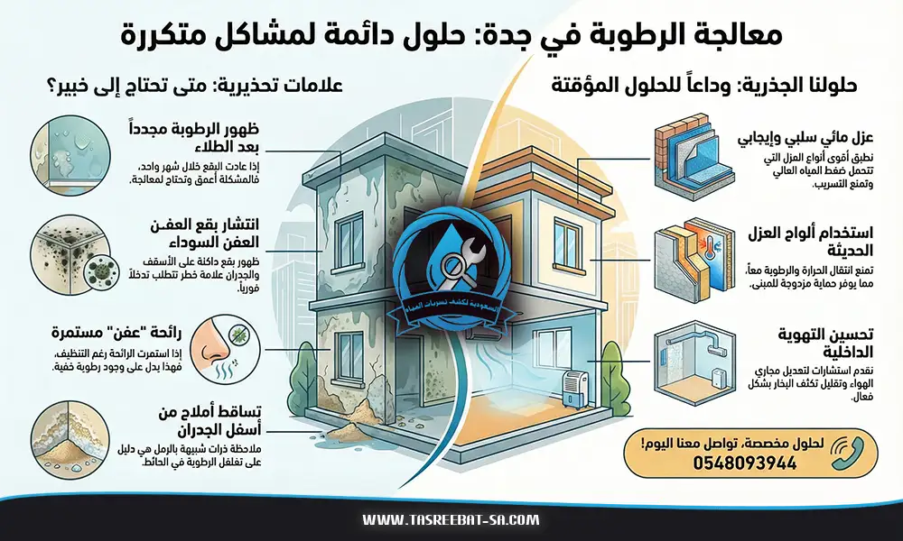 معالجة الرطوبة في جدة 